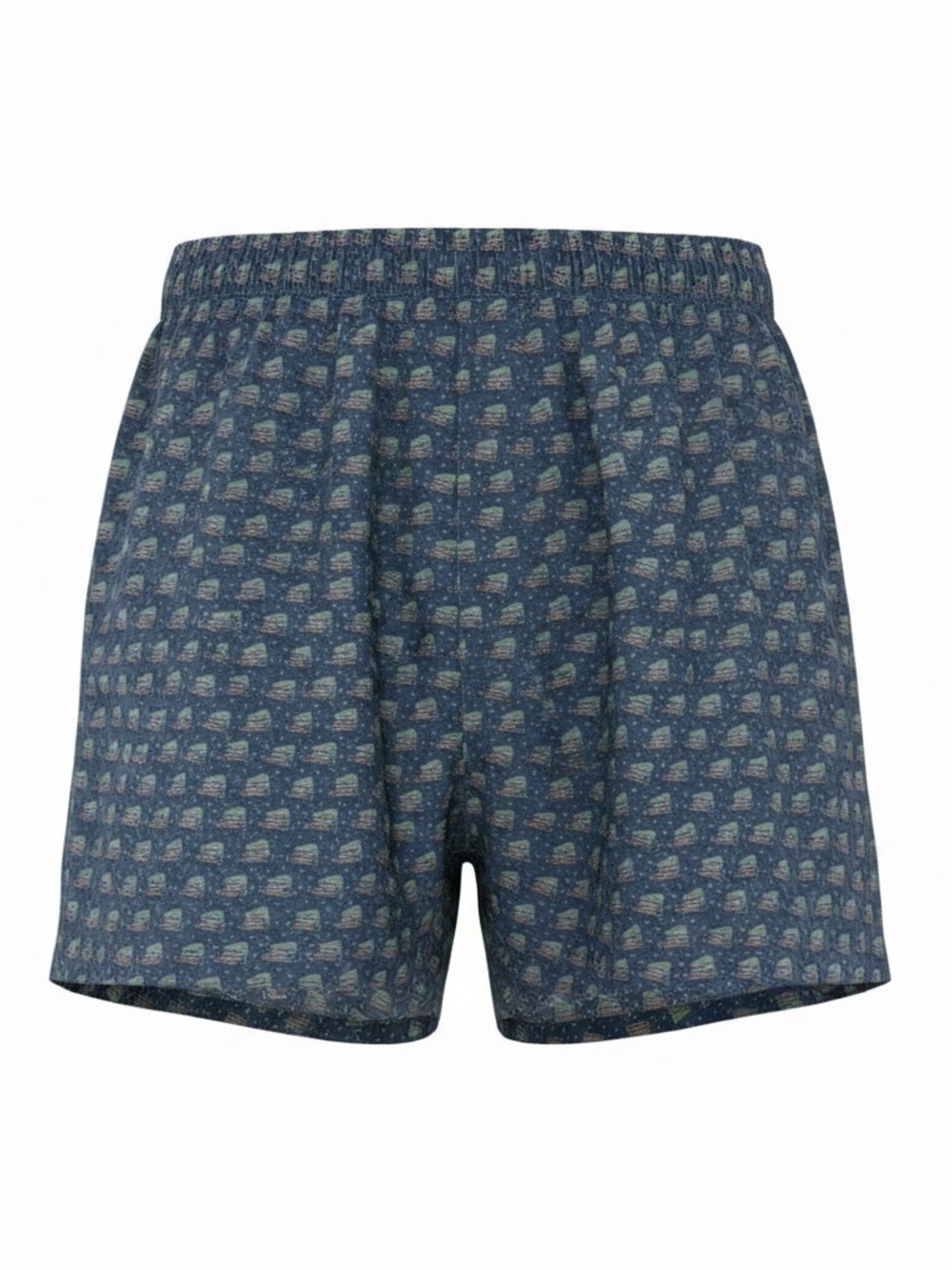 Vineyard Vines Navy Holiday Print Boxer Shorts